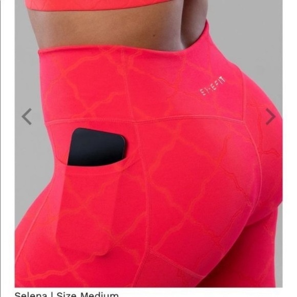 Shefit Aloud Hot Pink Pocket Leggings - Picture 2 of 13